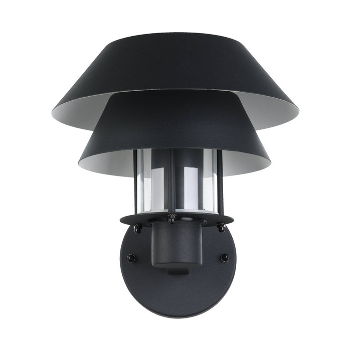 Eglo Chiappera udendørs væglampe Ø22 cm sort/hvid